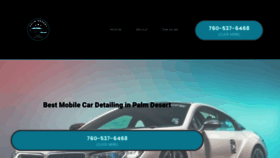 What Palmdesertdustbusters.com website looks like in 2024 