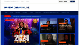 What Pastorchrisonline.org website looks like in 2024 