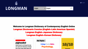 What Pearsonlongman.com website looks like in 2024 
