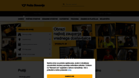 What Posta.si website looked like in 2024 (2 years ago)