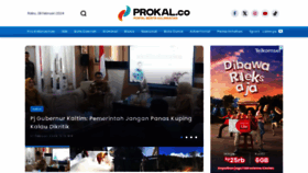 What Prokal.co website looks like in 2024 