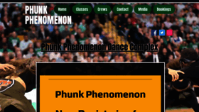 What Phunkphenomenon.com website looks like in 2024 