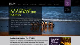 What Penguins.org.au website looks like in 2024 