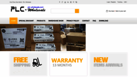 What Plc-wholesale.com website looks like in 2024 