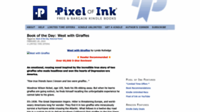 What Pixelofink.com website looks like in 2024 