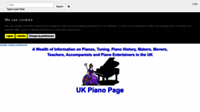 What Piano-tuners.org website looks like in 2024 