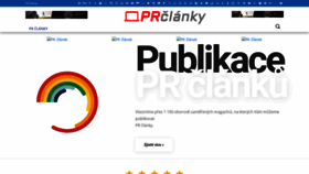 What Pr-clanky.net website looks like in 2024 