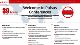 What Pulsusconference.com website looks like in 2024 