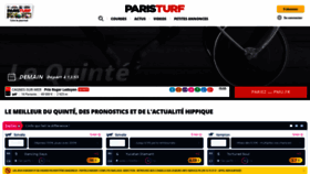 What Paris-turf.com website looks like in 2024 