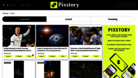 What Pixstory.com website looks like in 2024 
