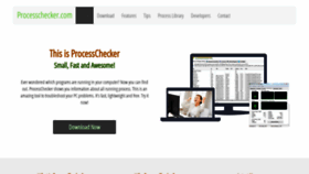 What Processchecker.com website looks like in 2024 