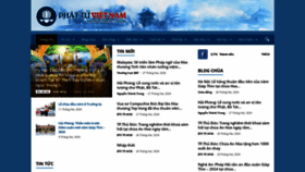 What Phattuvietnam.net website looks like in 2024 