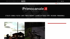 What Primocanale.it website looks like in 2024 