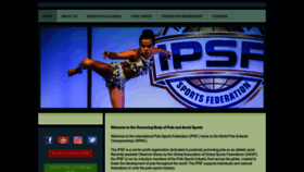 What Polesports.org website looks like in 2024 
