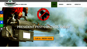 What Presidentpestcontrol.com website looks like in 2024 