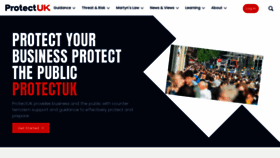 What Protectuk.police.uk website looks like in 2024 