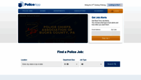 What Policeapp.com website looks like in 2024 