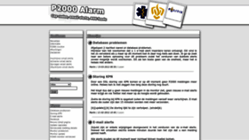 What P2000alarm.nl website looks like in 2024 