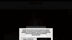 What Promod.fr website looks like in 2024 