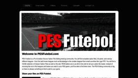 What Pesfutebol.com website looks like in 2024 