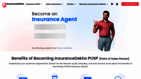 What Pos.insurancedekho.com website looks like in 2024 