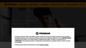 What Prosegur.com website looks like in 2024 