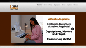 What Pianounrau.de website looks like in 2024 