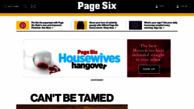 What Pagesix.com website looks like in 2024 