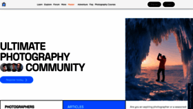 What Photographytalk.com website looks like in 2024 