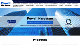 What Powellhardware.co.uk website looks like in 2024 