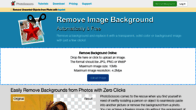 What Photoscissors.com website looks like in 2024 