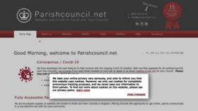 What Parishcouncil.net website looks like in 2024 
