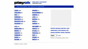 What Playok.com website looks like in 2024 
