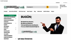 What Promosyonbank.com website looks like in 2024 