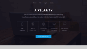 What Pixelarity.com website looks like in 2024 