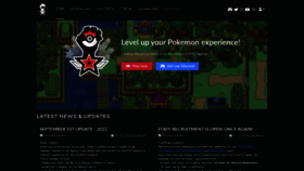 What Pokemonrevolution.net website looks like in 2024 