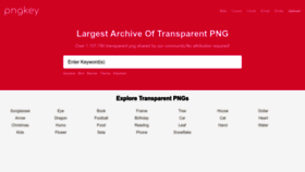 What Pngkey.com website looks like in 2024 