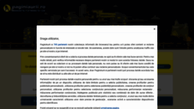 What Paginiaurii.ro website looked like in 2024 (2 years ago)