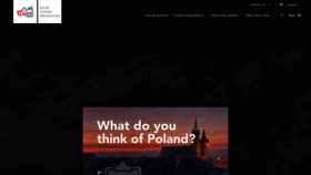 What Poland.travel website looks like in 2024 