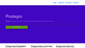 What Postegro.world website looks like in 2024 