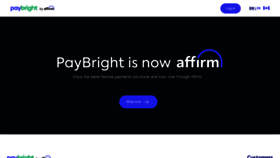 What Paybright.com website looks like in 2024 