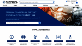 What Partdeal.com website looks like in 2024 