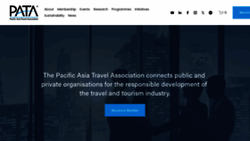 What Pata.org website looks like in 2024 