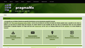 What Pragmamx.org website looks like in 2024 