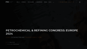 What Prceurope.com website looks like in 2024 