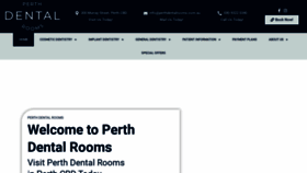 What Perthdentalrooms.com.au website looks like in 2024 