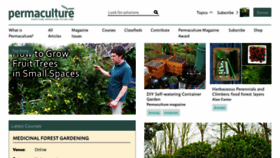 What Permaculture.co.uk website looks like in 2024 