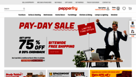 What Pepperfry.com website looks like in 2024 