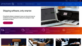 What Pitneybowes.com website looks like in 2024 