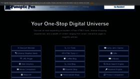 What Panopticpen.space website looks like in 2024 